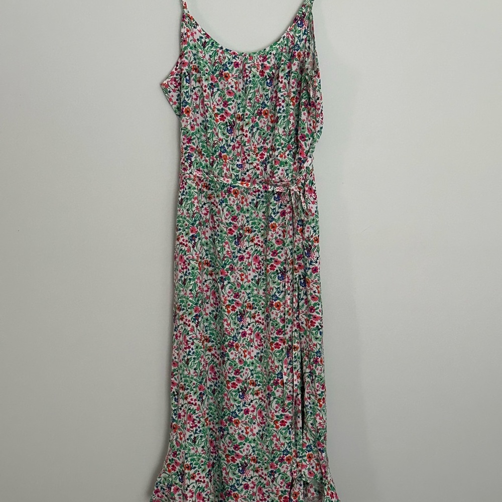 J. Crew Multicolor Floral Maxi Dress size 10